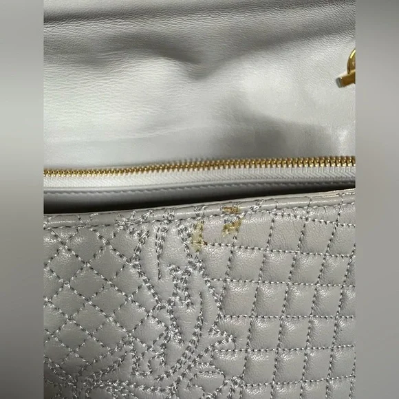 Versace Purple Micro Vanitas Flap Shoulder Bag with Chain - Picture 7 of 16